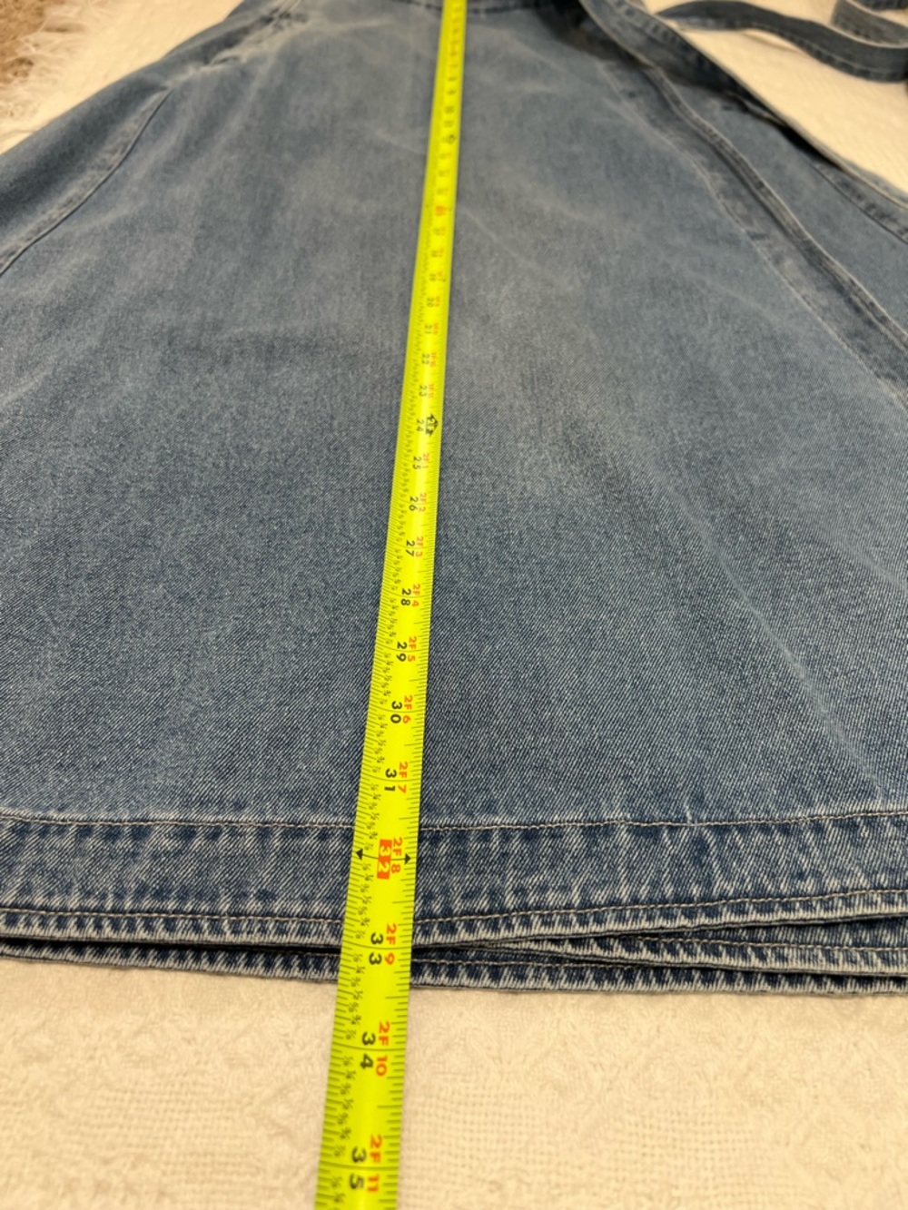 NEW Anthropologie Citizens Of Humanity Madelyn Denim Midi Wrap Skirt Size XS - Picture 16 of 16